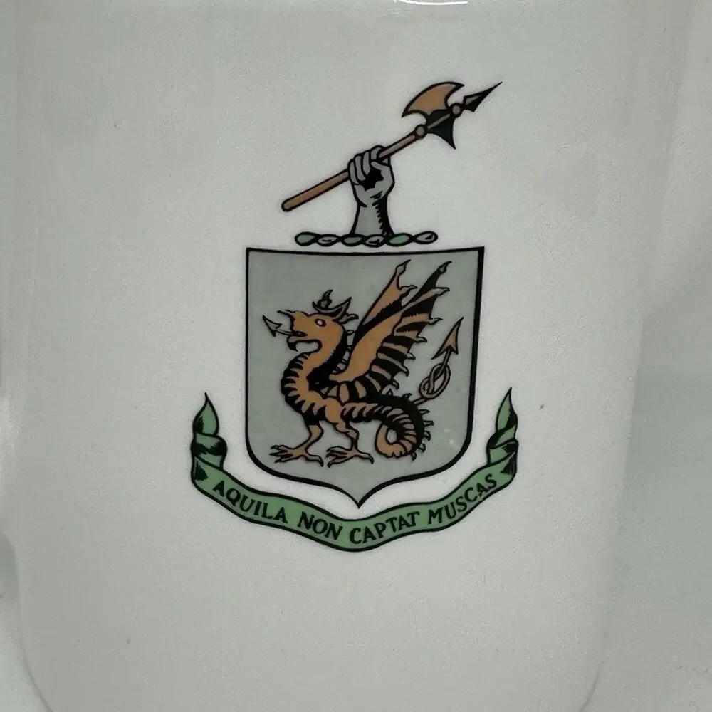 Vintage 7” Drake Hotel Chicago Coffee Tea Server AQUILA NON CAPTAT MUSCAS